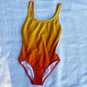 SOLID & STRIPED Anne-Marie 1 Piece - Sunset Ombre